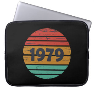 Geboren 1979 Vintage Geburtstagsgeschenke Laptopschutzhülle