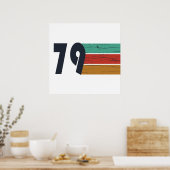 Geboren 1979 Vintager Geburtstag Poster (Küche)