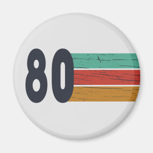 Geboren 1980 Vintage Geburtstagsgeschenke Magnet