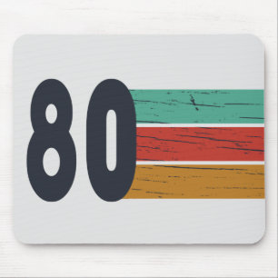 Geboren 1980 Vintage Geburtstagsgeschenke Mousepad
