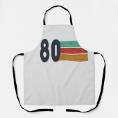 Geboren 1980 Vintage Geburtstagsgeschenke Schürze (Vorderseite)