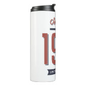 Geboren 1981 Geburtstag Thermosbecher (Nach links gedreht)