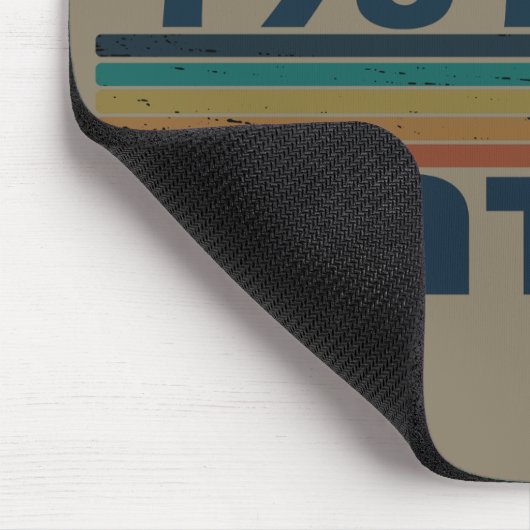 Geboren 1981 Vintager Geburtstag Mousepad (Ecke)