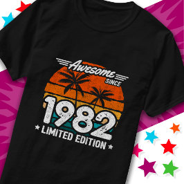 Geboren 1982 Limited Edition Retro Phantastisch se T-Shirt