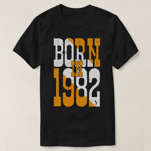 Geboren 1982 T-Shirt (Design vorne)