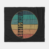 Geboren 1982 Vintager Geburtstag Fleecedecke (Vorderseite (Horizontal))