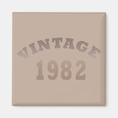 Geboren 1982 Vintager Geburtstag Magnet (Vorne)