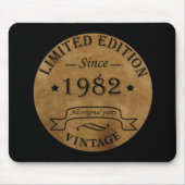 Geboren 1982 Vintager Geburtstag Mousepad (Vorne)