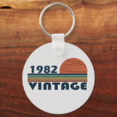 Geboren 1982 Vintager Geburtstag Schlüsselanhänger (Vorderseite)
