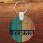 Geboren 1982 Vintager Geburtstag Schlüsselanhänger (Vorderseite)