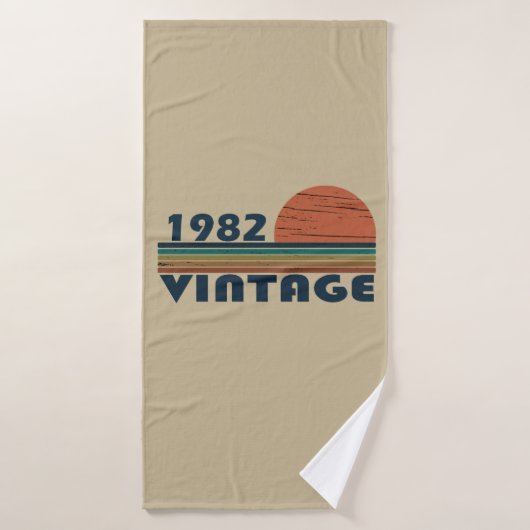 Geboren 1982 Vintages Geburtstagsgeschenk Badehandtuch (Badehandtuch)