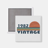 Geboren 1982 Vintages Geburtstagsgeschenk Magnet (Vorderseite/Rückseite)