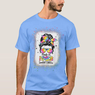 Geboren 1983 gebleicht Gefärbte Krawatte Mess Bun T-Shirt