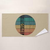 Geboren 1983 Vintager Geburtstag Badehandtuch (Badehandtuch)