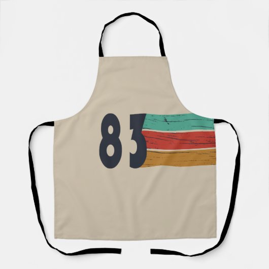 Geboren 1983 Vintager Geburtstag Schürze (Vorderseite)