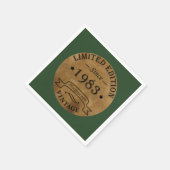 Geboren 1983 Vintager Geburtstag Serviette (Ecke)