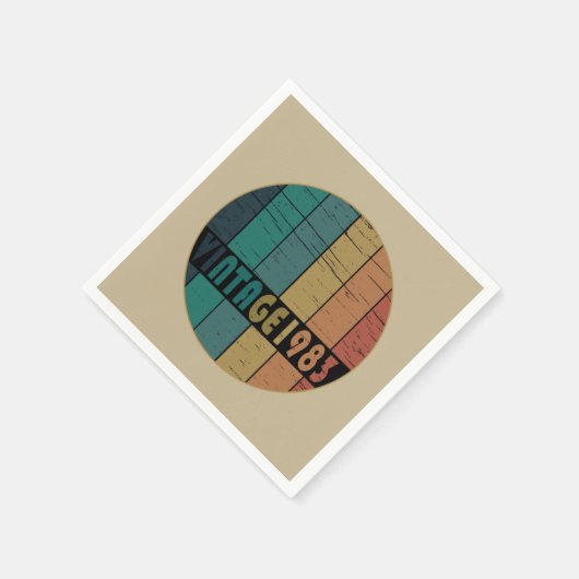 Geboren 1983 Vintager Geburtstag Serviette (Ecke)