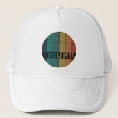 Geboren 1983 Vintager Geburtstag Truckerkappe (Vorderseite)