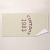 Geboren 1983 Vintages Geburtstagsgeschenk Badehandtuch (Badehandtuch)