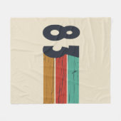 Geboren 1983 Vintages Geburtstagsgeschenk Fleecedecke (Vorderseite (Horizontal))