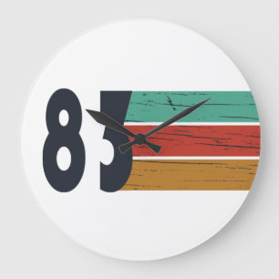 Geboren 1983 Vintages Geburtstagsgeschenk Große Wanduhr