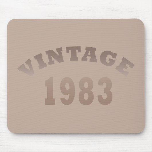 Geboren 1983 Vintages Geburtstagsgeschenk Mousepad (Vorne)