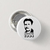 Geboren 1984 (George Orwell) Button (Vorne & Hinten)