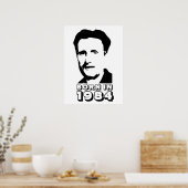 Geboren 1984 (George Orwell) Poster (Küche)
