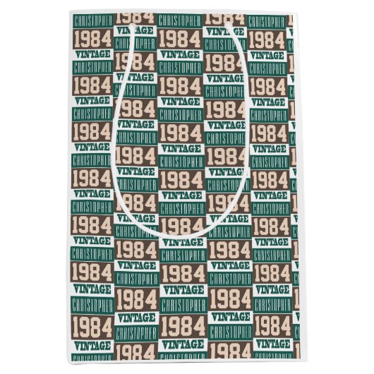 Geboren 1984 mittlere geschenktüte (Vorderseite)