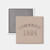 Geboren 1984 Vintag 40. Geburtstag Magnet (Vorderseite/Rückseite)