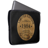 Geboren 1984 Vintager Geburtstag Laptopschutzhülle (Vorne Rechts)