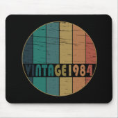 Geboren 1984 Vintager Geburtstag Mousepad (Vorne)