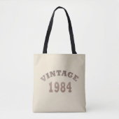 Geboren 1984 Vintager Geburtstag Tasche (Vorderseite)