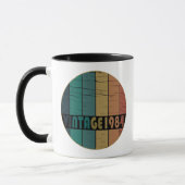 Geboren 1984 Vintager Geburtstag Tasse (Links)