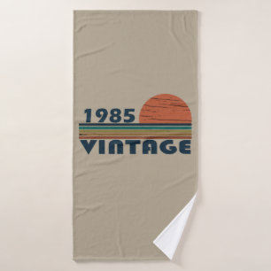 geboren 1985 Vintage 40. Geburtstagsgeschenk Badehandtuch