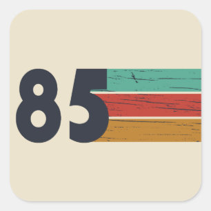 Geboren 1985 Vintage 40. Geburtstagsgeschenk Quadratischer Aufkleber