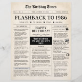 Geboren 1986 Fun Newspaper (Vorderseite)