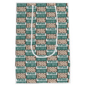 Geboren 1986 mit Christlichem Namen Mittlere Geschenktüte (Rückseite)