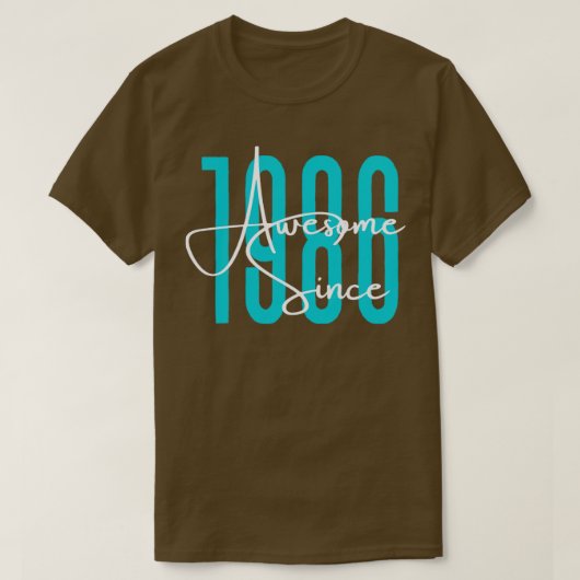 Geboren 1986 T-Shirt (Design vorne)