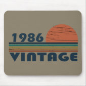 geboren 1986 Vintager Geburtstag Mousepad (Vorne)