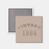 Geboren 1986 Vintages Geburtstagsgeschenk Magnet (Vorderseite/Rückseite)