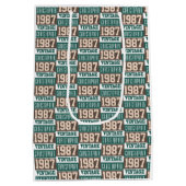 Geboren 1987 mit Christlichem Namen Mittlere Geschenktüte (Rückseite)