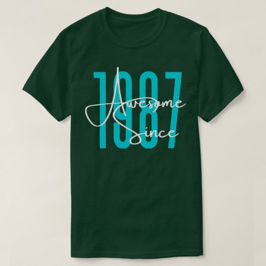 Geboren 1987 T-Shirt (Design vorne)