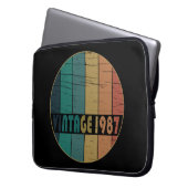 geboren 1987 Vintage Geburtstagsgeschenke Laptopschutzhülle (Vorderseite Links)