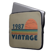 geboren 1987 Vintage Geburtstagsgeschenke Laptopschutzhülle (Vorderseite Links)