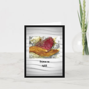Geboren 1988 Geburtstagskarte Fun Facts Grußkarte Karte