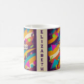 Geboren 1988 Personalisierte Mug - 80er Neon Geome Kaffeetasse (Mittel)