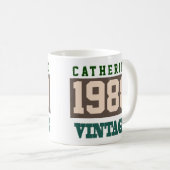 Geboren 1988, Personalisiertes Jahr der Geburt Kaffeetasse (VorderseiteRechts)