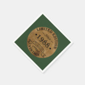 geboren 1988 Vintager Geburtstag Serviette (Ecke)