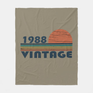 Geboren 1988 Vintages Geburtstagsgeschenk Fleecedecke